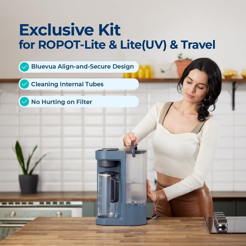 Bluevua Descaling Kit for RO100ROPOT-Lite & RO100ROPOT-Lite(UV) & RO100ROPOT-Travel Systems - Essential Maintenance for Optimal Water Quality - Image 4